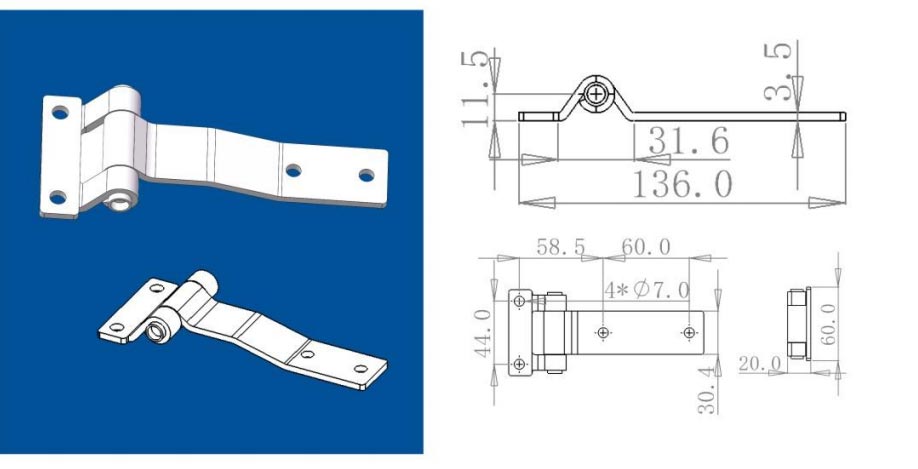 Door Hinge for Truck