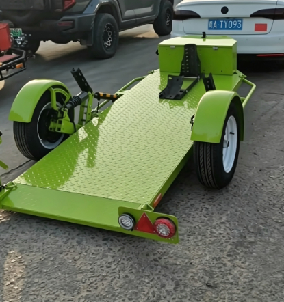Trailer Sepeda Motor Angkat Hidraulik Semi-Drop Model 100