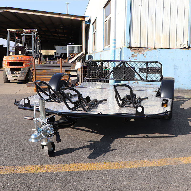 MODEL 207 Trailer Sepeda Motor 3 Sepeda Flatbed