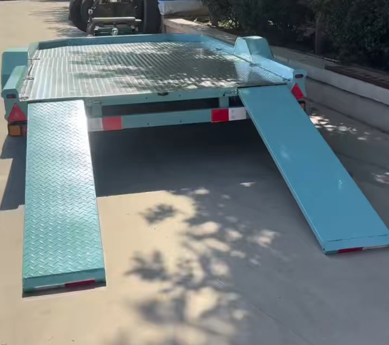 Trailer Flatbed Elektromagnetik Gandar Tunggal